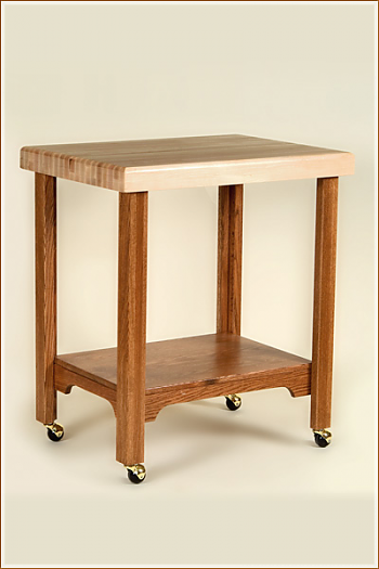 Butcher Block Oak with Hard Maple Top