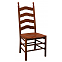 French Country Ladder Back Side Chair