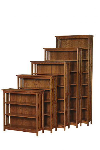 24"W Country Mission Bookcase
