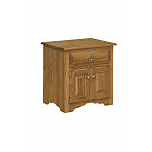Eden Night Stand with 1 drawer, 2 door
