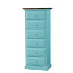 6 Drawer Narrow Chest