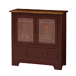2 Door Hall Cabinet w/ Tin