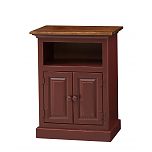 2 Door, Open Top Nightstand
