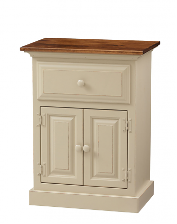 1 Drawer, 2 Door Nightstand