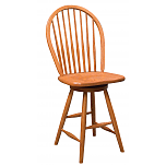 8 Spindle Swivel Stool