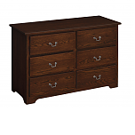 Shaker 50" 6-Drawer Dresser