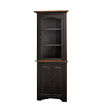 Medium Corner Cabinet w/ Glass