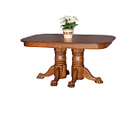 48 x 60 Double Pedestal Table