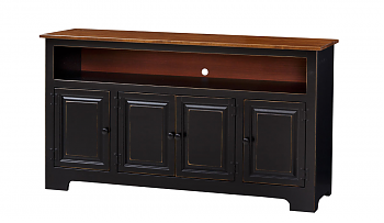 4 Door Plasma Cabinet w/ Wood