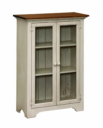 Small Bookcase w/ Glass Doors