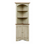 Small Colonial Style Corner Cupboard