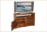 Icebox TV Stand w/ 2 Drawers