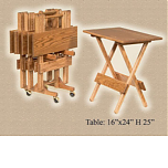 Oak Folding Table