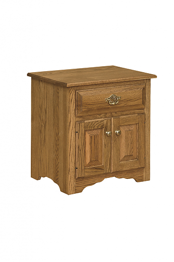 Eden Night Stand with 1 drawer, 2 door