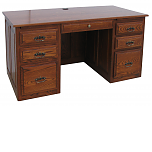 Traditional 55" Executive Desk