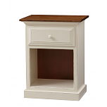 1 Drawer, Open Nightstand