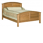 Curved Raised Panel Bed