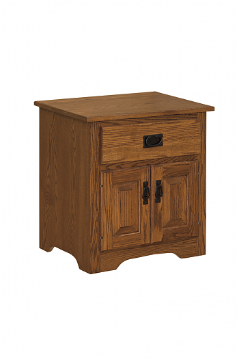 Mission Night Stand with 1 drawer, 2 door