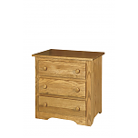 Shaker 3 Drawer Night Stand
