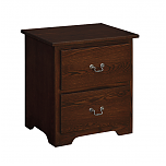 Shaker 2 Drawer Nightstand