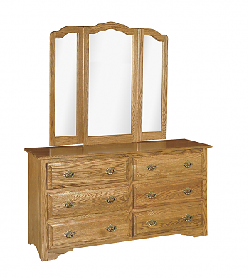 Eden Style 6 Drawer Dresser