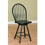 24" Bow Back Bar Stool