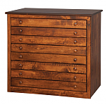 7 Drawer Flat File Cabinet