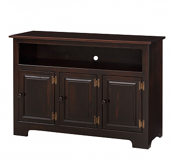 3 Door Plasma Cabinet w/ Wood