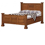 Deluxe Raised Panel Bed