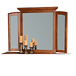 Mission Tri-fold Mirror
