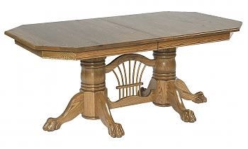 42 x 66 Double Pedestal Table