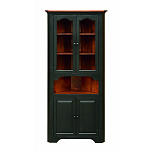 Large Corner Cupboard w/ Glass