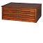 5 Drawer Flat File Cabinet w/o feet